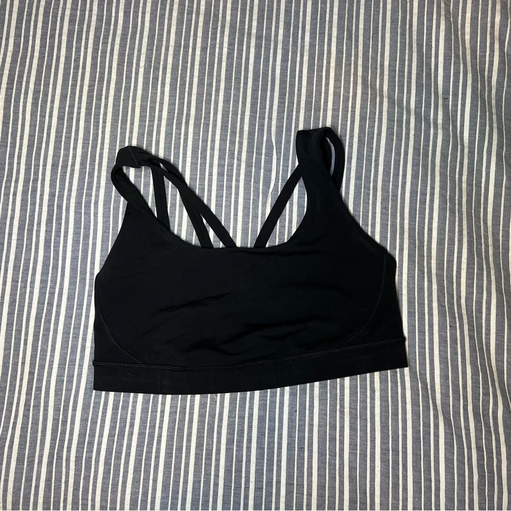 Lululemon Black Sports Bra with Triple Straps